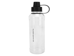 Mali garrafa de Água Esportiva 1000ml Capacidade Grande Tampa Integrada Bica Dupla Anti vazamento Preta