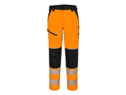 Pantalones Elásticos Pw3 De Alta Visibilidad Para Mujer Naranja Negro / Xs