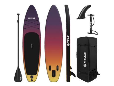 Conjunto de Paddle Surf YEAZ Sunset Beach Exotrace Pro Set (305x78x15 cm)