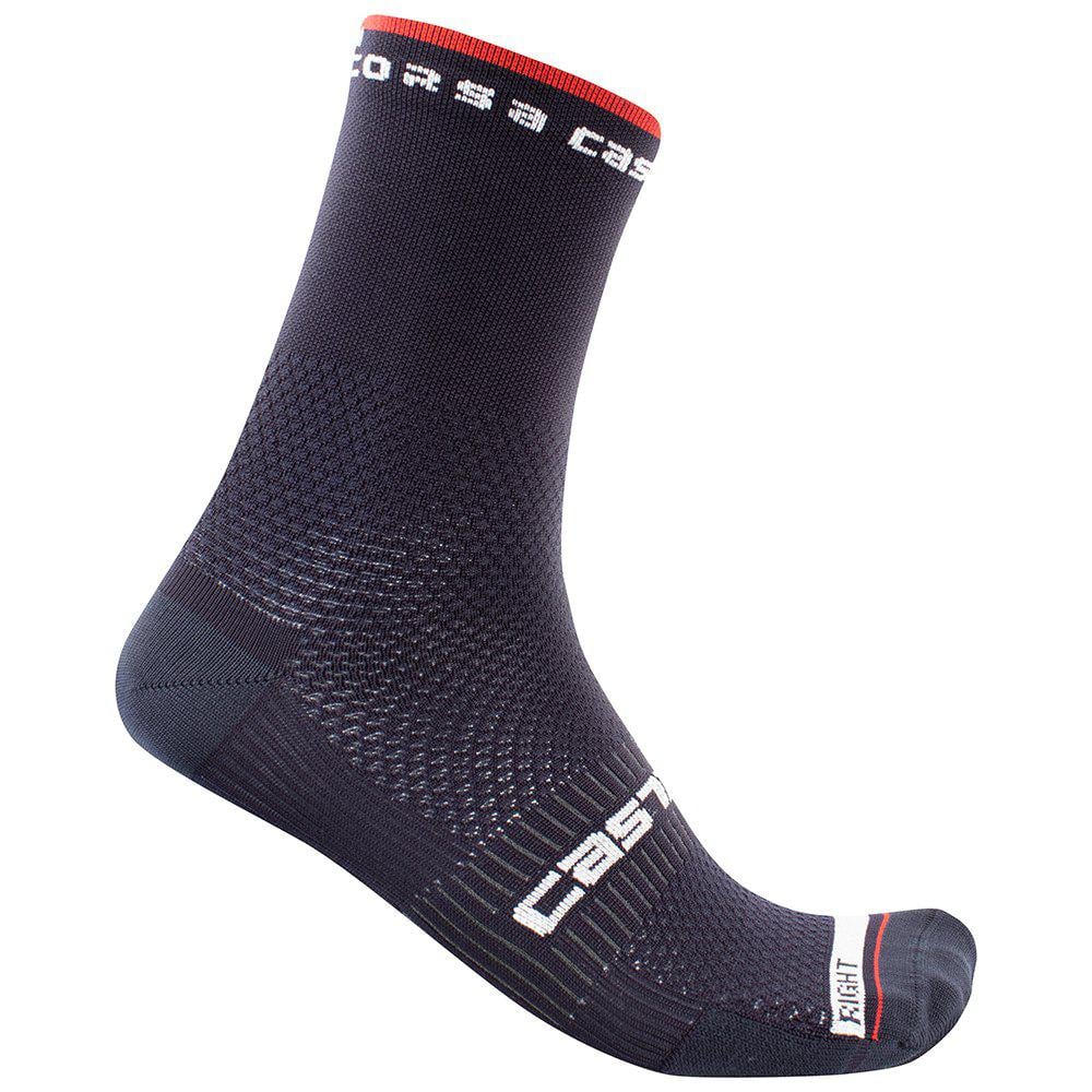 Rojo Corsa Pro 15 sock calcetines hombre para castelli rosso negro ciclismo 35 39