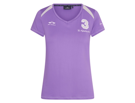 Camiseta de Mujer para Equitación HV POLO Favouritas Tech Azul (XS)