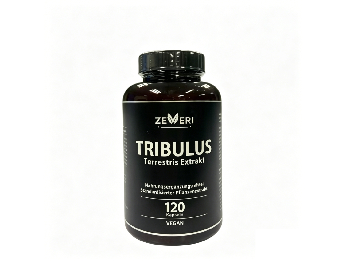 Zeveri Suplemento Alimenticio Con Tribulus Terrestris, Maca, Ginseng Y Shilajit - 120 Cápsulas Vegetales