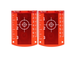 2 Placas Magnéticas Para Puntería Láser, Fabricadas En Plástico Abs De Alta Visibilidad Para Medición Y Alineación.