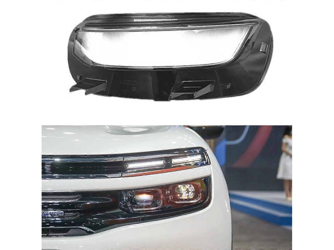 Bombilla y tapa de faros delanteros para Citroën C5 Aircross, cristal de lente automático (2017-2022)
