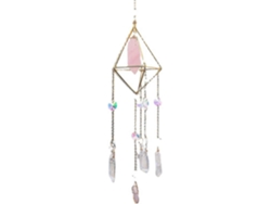 Atrapasol de cristal, campanilla de viento, creador de arcoíris, lámpara de araña de arcoíris para decoración de jardín y hogar