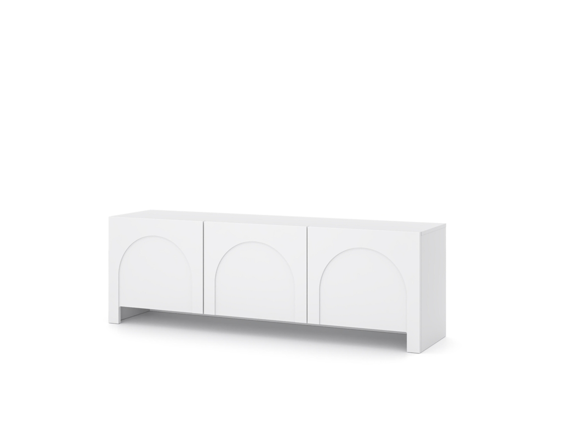 Muebles Tv FURNLUX Arco (Blanco, Madera Contrachapada - 150X35X49 Cm)