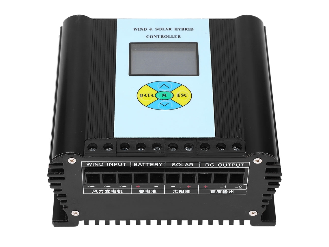 Controlador híbrido eólico-solar de alta calidad con función de comunicación remota para hogares.