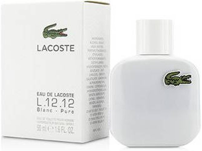 Perfume LACOSTE Eau De L 12 12 Blanc Pure Edt (50 ml)