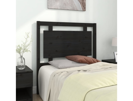 Cabecero de cama VIDAXL Negro Madera (95.5x4x100 cm)