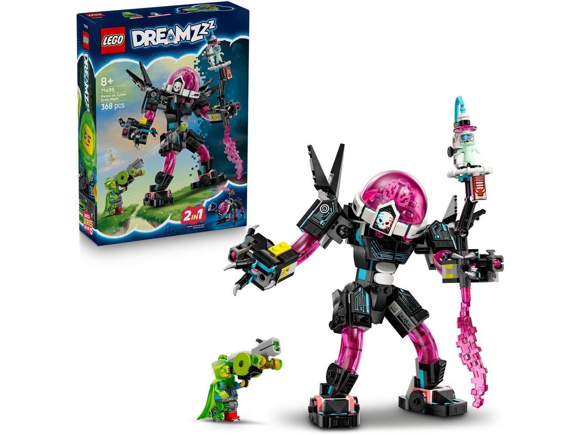 Lego® Dreamzzz™ Mateo Vs. Robot Mecha con Cerebro Cibernético - Regalo para Niños y Niñas de 8 Años en Adelante