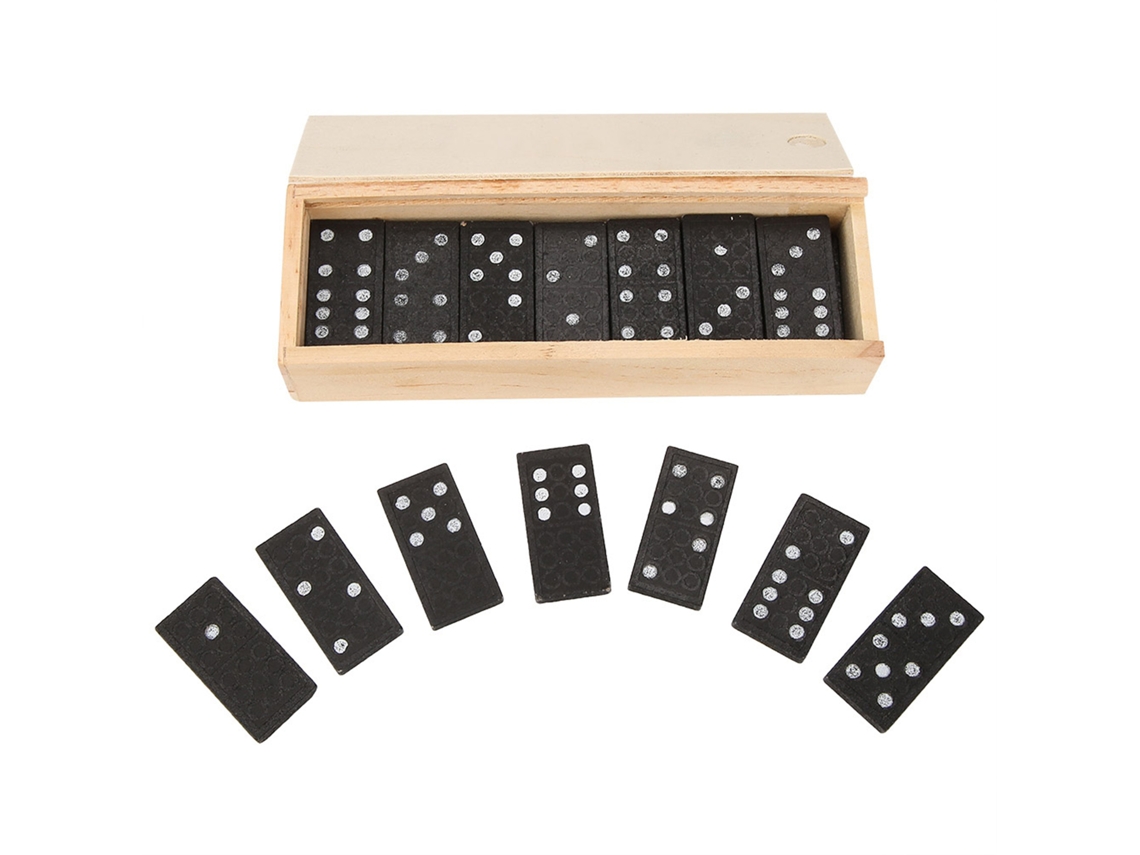 Juego de 28 cartas de madera, juego educativo para niños, juguete interesante, regalo para niños.