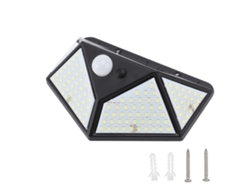 2026-lámpara Solar Led De Pared Con Sensor De Movimiento Impermeable Para Jardín Patio Y Exteriores