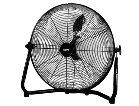 Ventilador de Suelo Industrial EDM Negro 110W 45 Cm