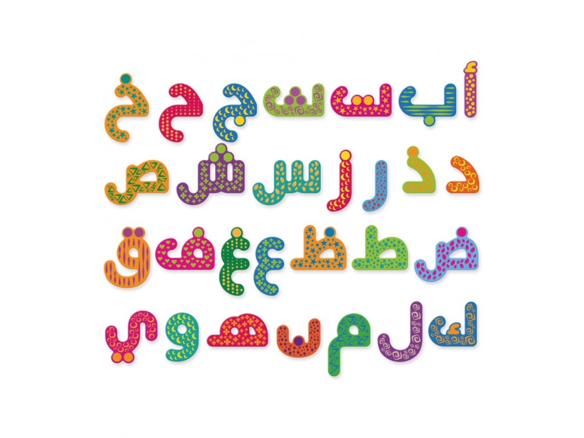 Jogo de Mesa MAZAFRAN Magnetic Arabic Alphabet (3 Anos)