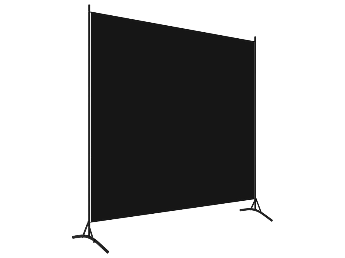 Biombo | Biombo, 1 panel, 175 x 180 cm, color negro, WSD395137, Adorável Casa