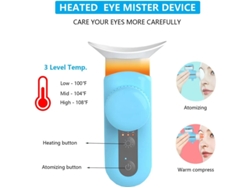 Pulverizador de niebla para ojos nano, portátil y calentado, con compresas calientes y calor húmedo para ojos secos y alivio de orzuelos, Yizhood