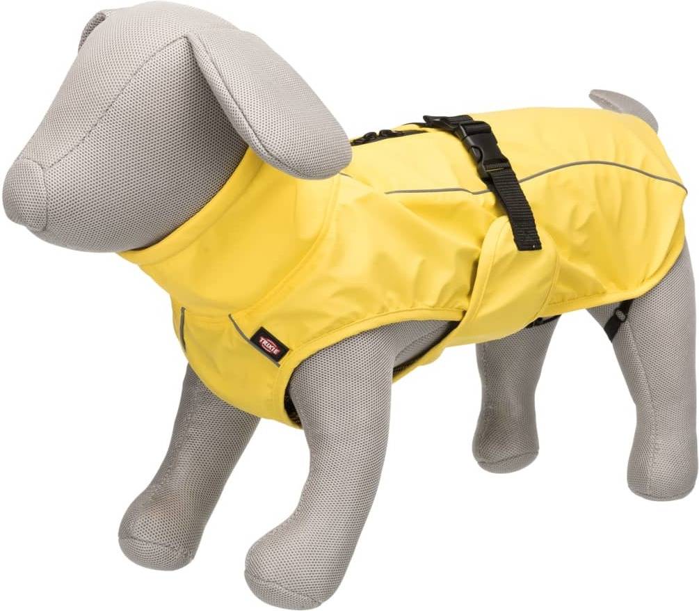 Abrigo De Lluvia para perros trixie acolchado y reflectante amarillo 40cm poliéster porte pequeño impermeable vimy