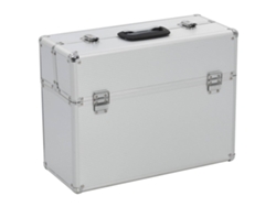 Caja de herramientas VIDAXL Plateado Aluminio ()