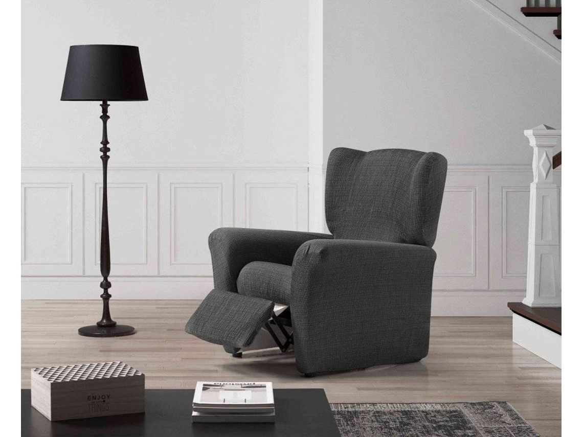 Funda Sillon Relax ESTORALIS Vega Gris (Poliester y Algodón - 60-75 x 90-100 cm)