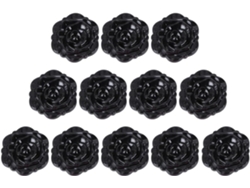 Lot De 12 Miroirs De Maquillage Roses Compactos Ronds En Plastique Pliables, Miroir De Poche Doubl...