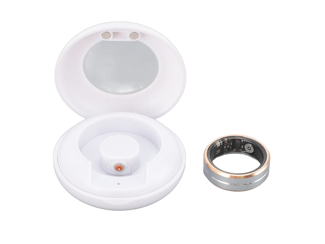 Anillo Inteligente Rastreador De Salud Y Fitness Contador De Pasos Monitorización Del Sueño Ip68 Acero Inoxidable