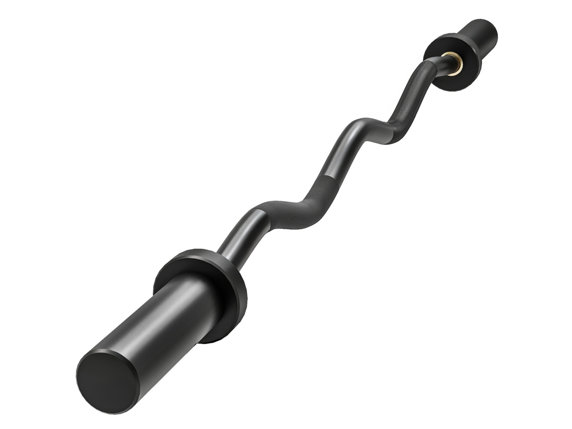 Barra Olímpica Acero 5cm 100kg Levantamiento Peso Gimnasio Fitness