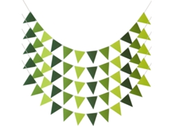 5 Packs de Decoración para Fiestas - Banderas Triangulares para Eventos NEVEANCE