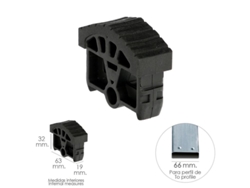 Contera Para Escalera Pronor 2 Tramos Con 10+10 Peldaños ( Perfil 66 mm) WOLFPACK LINEA PROFESIONAL