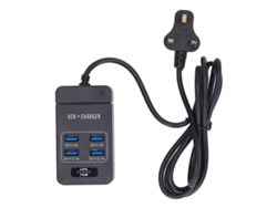 2026-toma Corriente Usb Inteligente Mini Portátil 4 Puertos Carga Rápida De Escritorio Para Viajes 230-240v