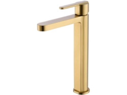 Grifo monomando MIce con caño alto de laton color Oro Capillado MICE COLLECTION