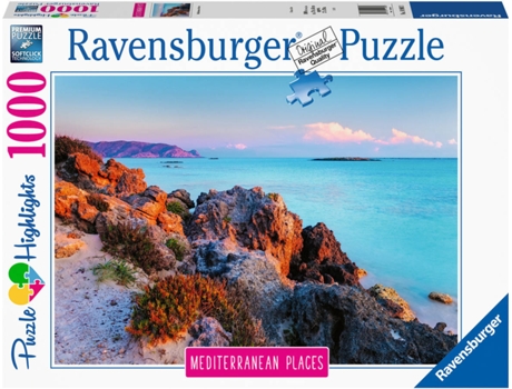 Puzzle RAVENSBURGUER Grecia Mediterráneo (Edad Mínima: ‍14 Años - 1000 Piezas)