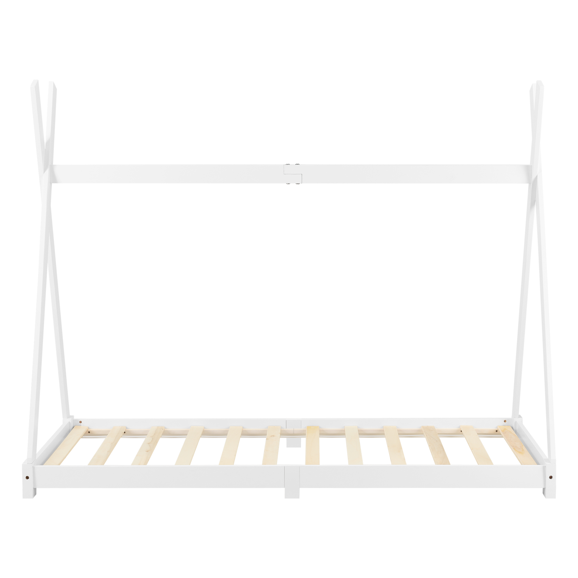 Estructura de Cama Infantil [EN.CASA] (Blanco - Madera - 90x200 cm)