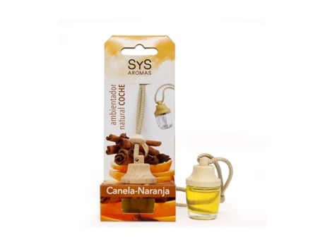 LABORATORIO SYS Ambientador De Canela Y Naranja Para Coche 7 Ml