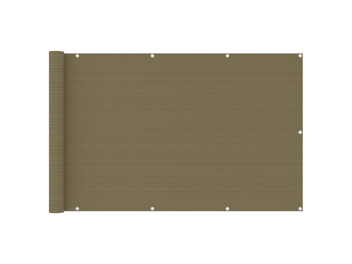 Toldo para balcón VIDAXL Gris Topo (120x400 cm)