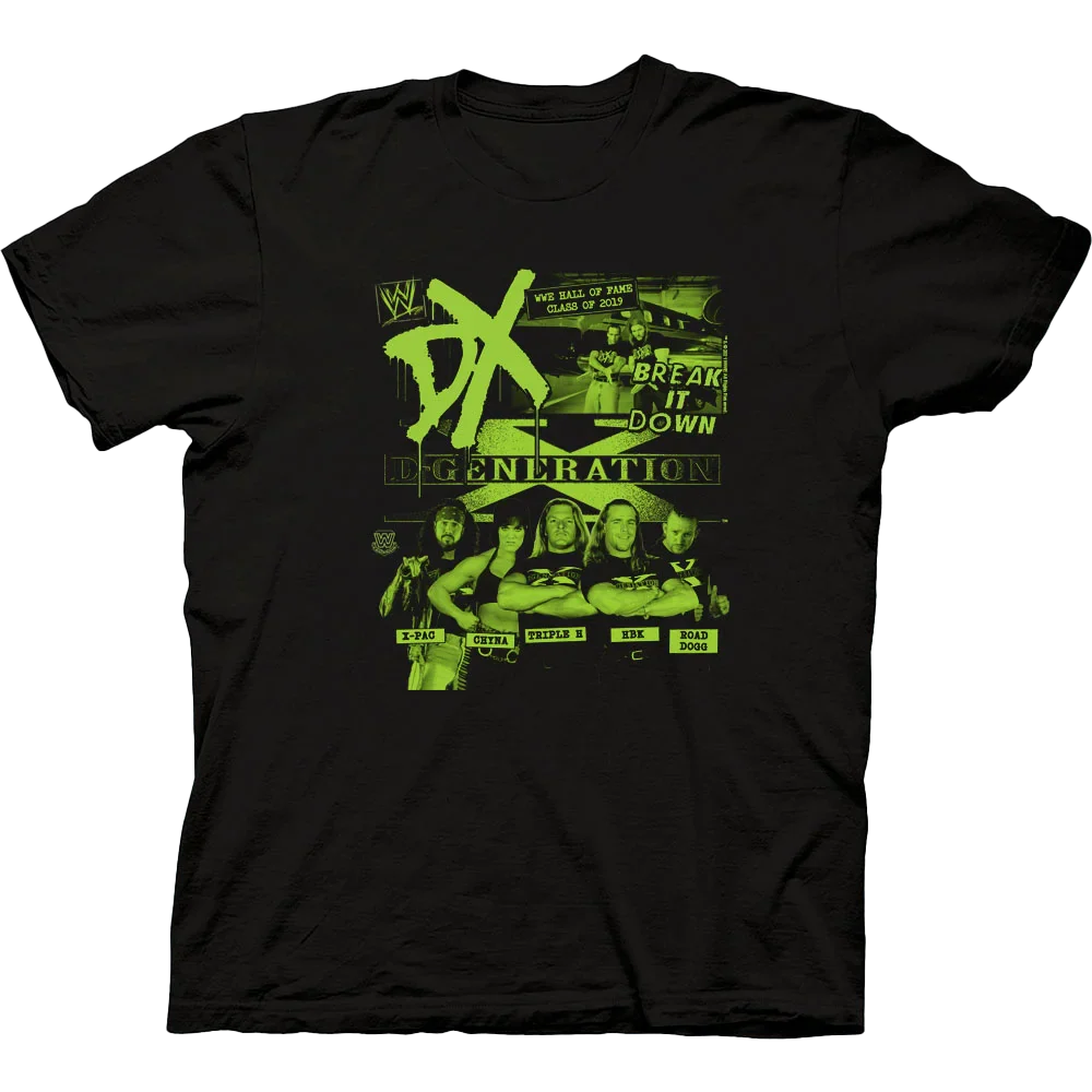 Wwe Dx Fanzine T-shirt Unisex Rockinstone Size:xxl