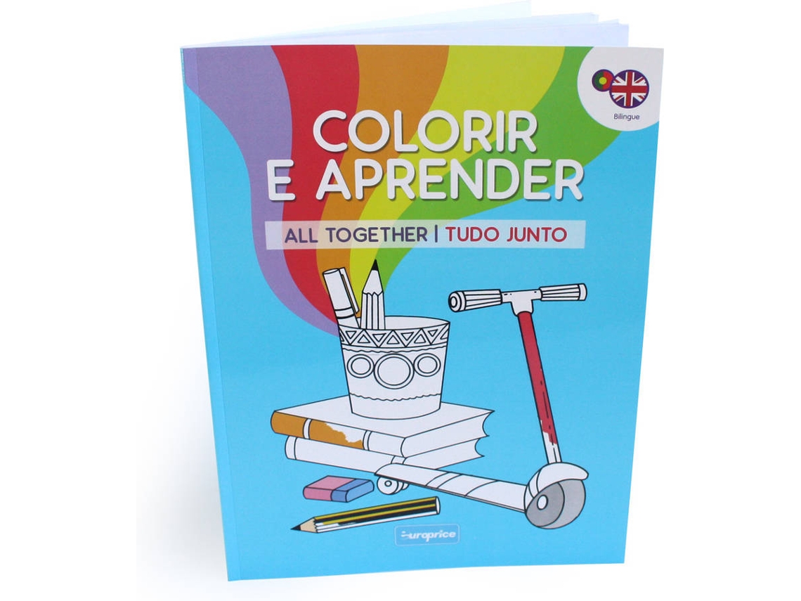 Libro Colorir e Aprender - First Sentences / Primeiras Frases de EUROPRICE (Portugués)