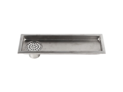 Desagüe de ducha rectangular de acero inoxidable, desagüe lateral de alto flujo