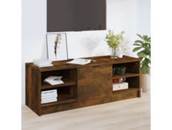 Mueble P/ Armario Tv 102X35,5X36,5 Cm Madera Procesada Roble Ahumado