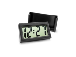 Reloj Digital Rectangular Negro para Automóvil Upgrade para Interior del Coche Kofihety