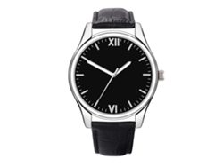 Reloj Hombre De Cuarzo Con Dial Redondo Y Correa De Cuero Pu Simple De Moda