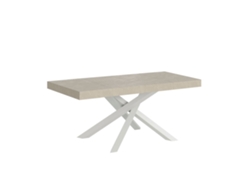 Mesa extensible 90x120/380 cm Volantis Premium estructura cachemir blanco