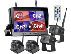 Cámara De Visión Trasera Digital Inalámbrica Para Camión, Remolque, Caravana, Pantalla