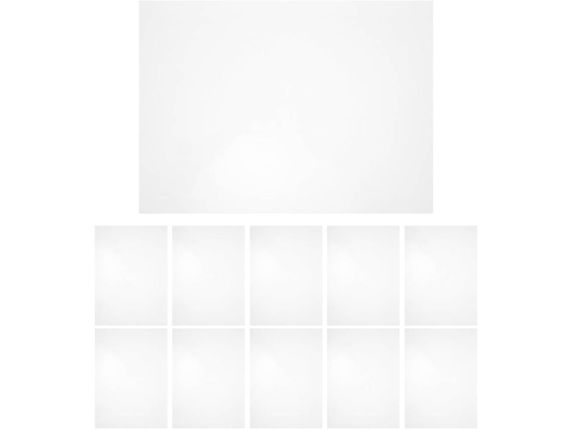 100 Hojas De Fundas Para Laminar, Película Transparente Resistente Al Desgarro Para La Protección De Documentos.