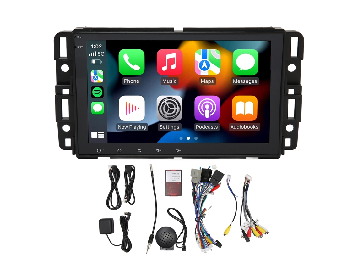 Estéreo De Coche Con Bluetooth Inalámbrico Carplay Para Android Auto Pantalla Táctil Ips De 8 Pulgadas Navegación Gps Para Android 12