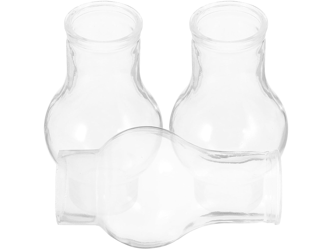 Chimenea De Vidrio De 3 Piezas Para Lámpara De Aceite, Estilo Retro Para Iluminación De Emergencia Y Decoración.