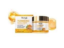Crema blanqueadora con cúrcuma