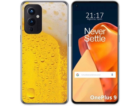 Carcasa OnePlus 9 5G TUMUNDOSMARTPHONE Cerveza Multicolor