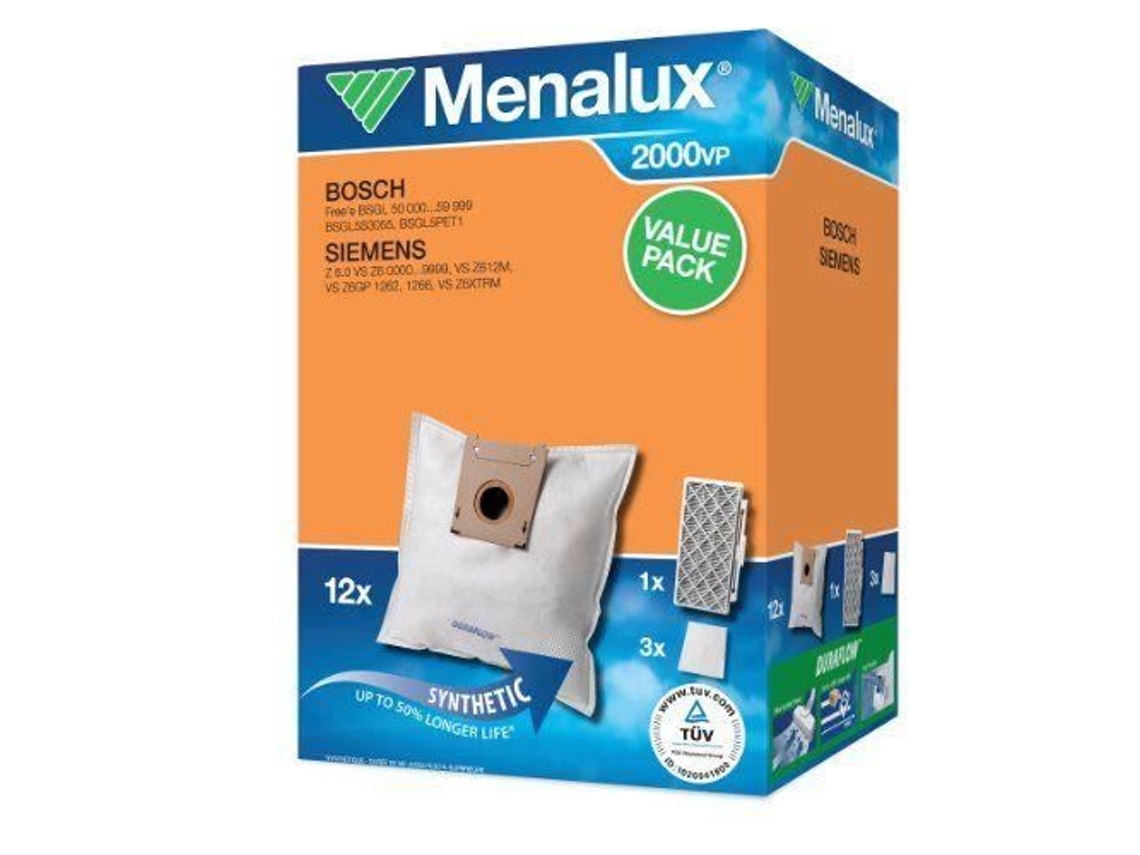 2043399 Bolsa para aspiradora Duraflow 2000 Vp 2000 Vp MENALUX