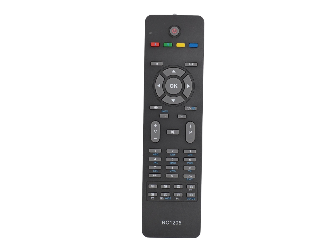 Controle Remoto Universal Para Tv Hitachi Murphy Sanyo Techwood Xenius Bush Alba Luxor Rc1205