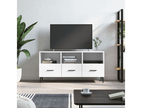 Mueble De Tv VIDAXL Blanco Madera contrachapada (102x36x50 cm)
